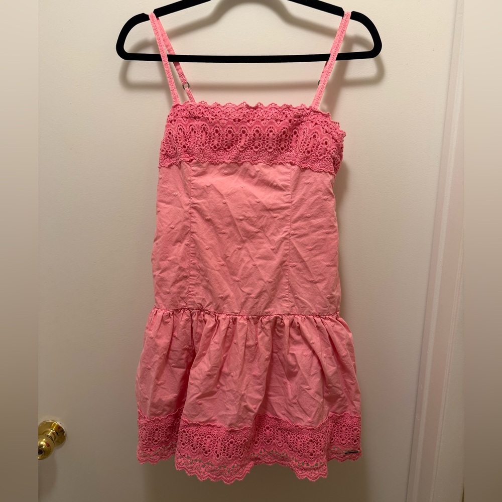 Abercrombie & Fitch neon Pink Mini Dress